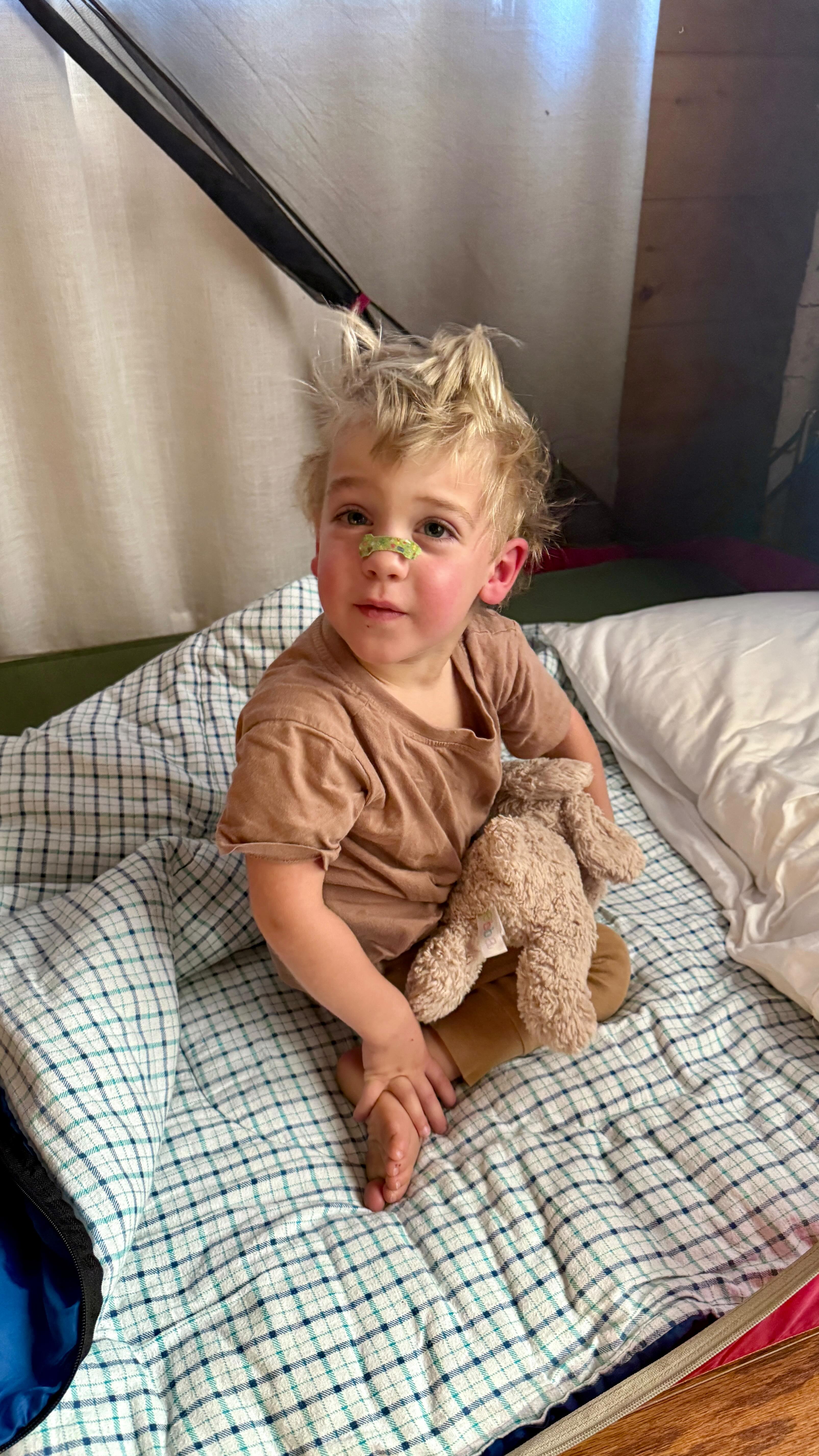 No free ride at grandma & grandpa’s house. #grandparentsarethebest❤️