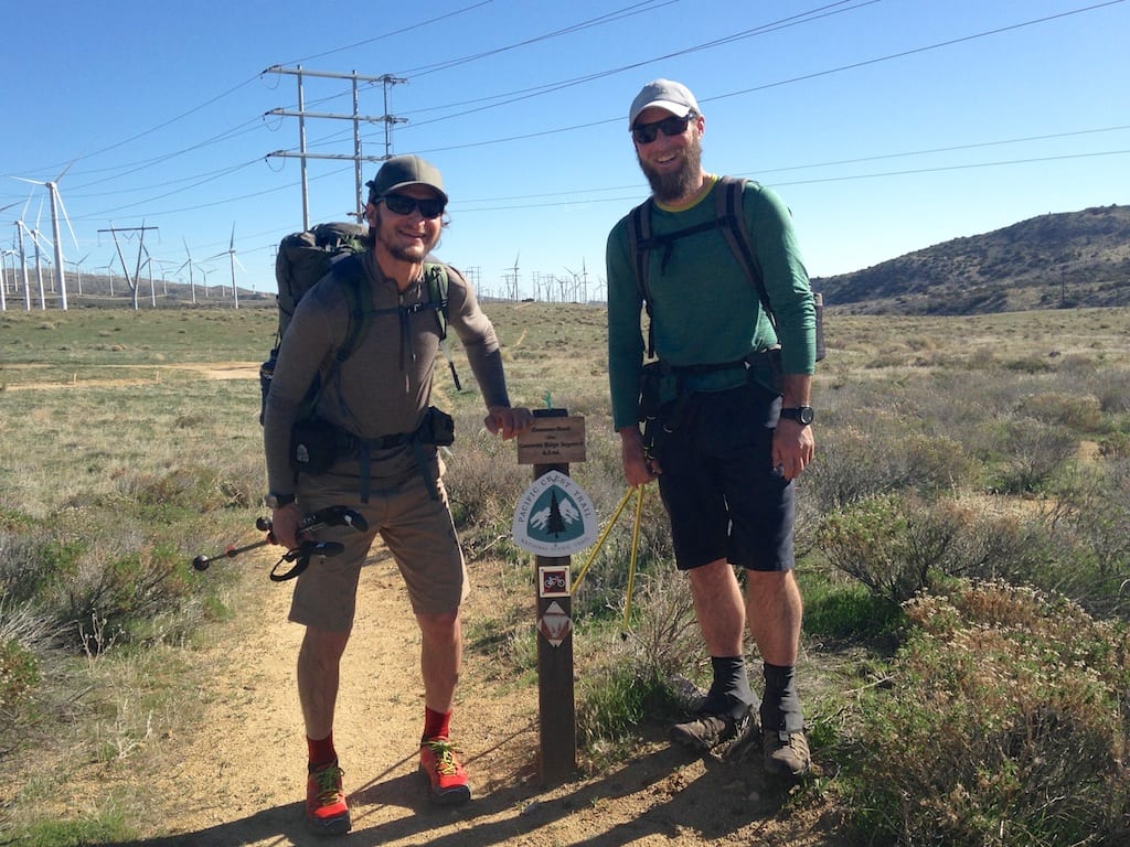 Trauma and Pepper leaving from Tehachapi