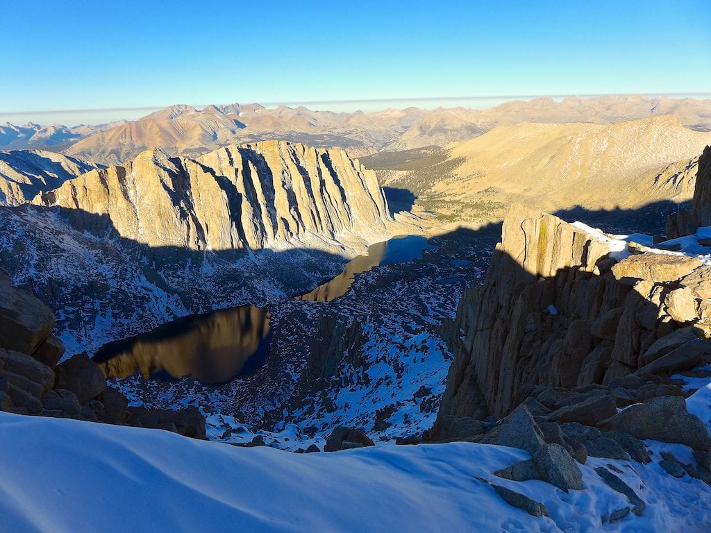 Western view of Sierras