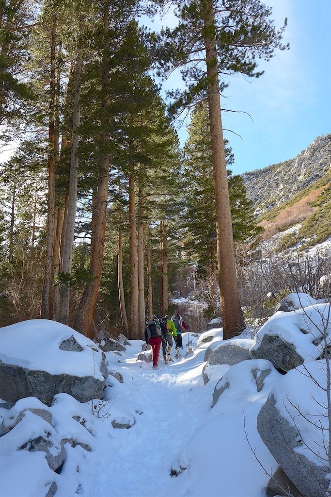 Beginning of the hike - North Fork Big PIne Creek Trail