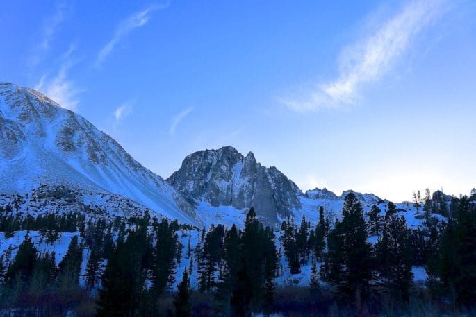 Sunset - North Fork Big PIne Creek Trail