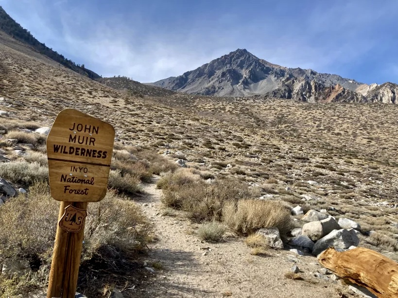 Horton Lakes Trailhead - Mount Tom in Background