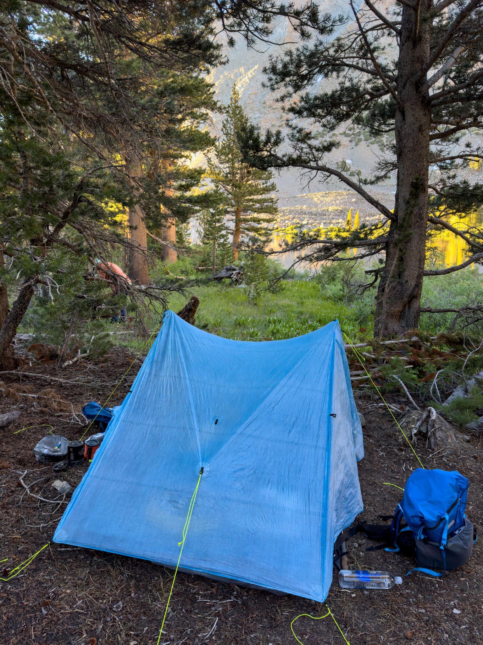 Camp at Upper Horton Lake